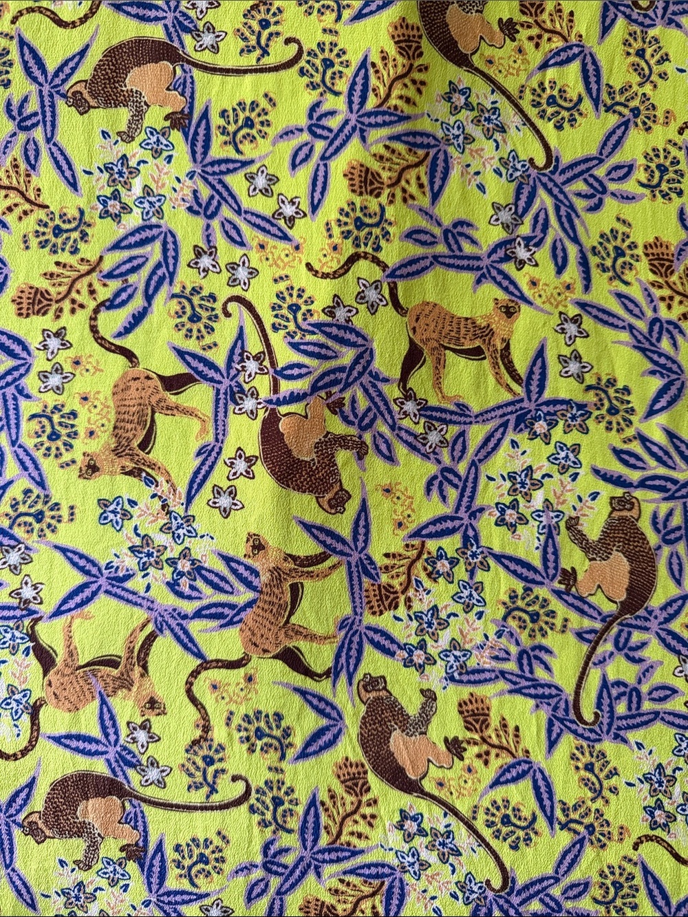 Saloni Bianca Silk Maxi Dress - Yellow Purple Boho Floral Print - Size 12 - Picture 11 of 12